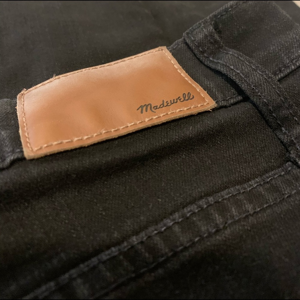Madewell High-waisted stretch black jeans